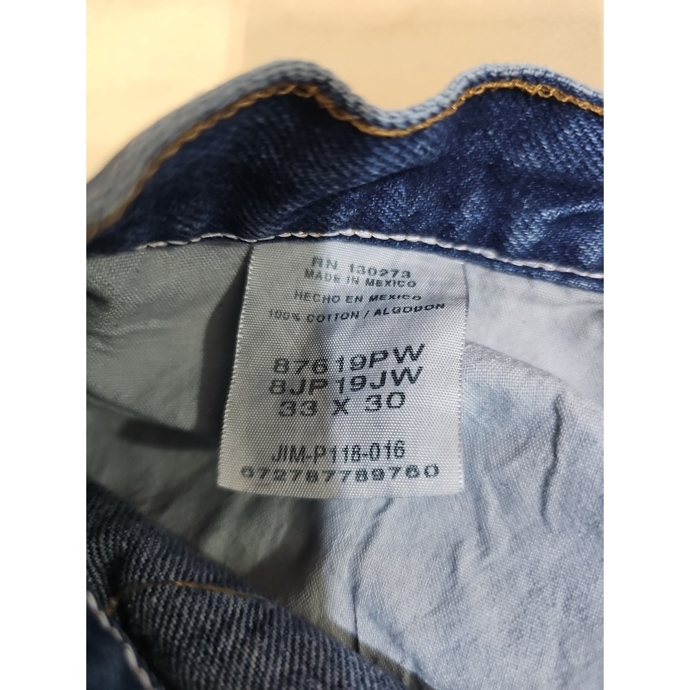 Rustler Mens Blue Straight Leg Medium Wash Denim Jeans‎ Work Cotton Size 33x30 - Picture 15 of 16